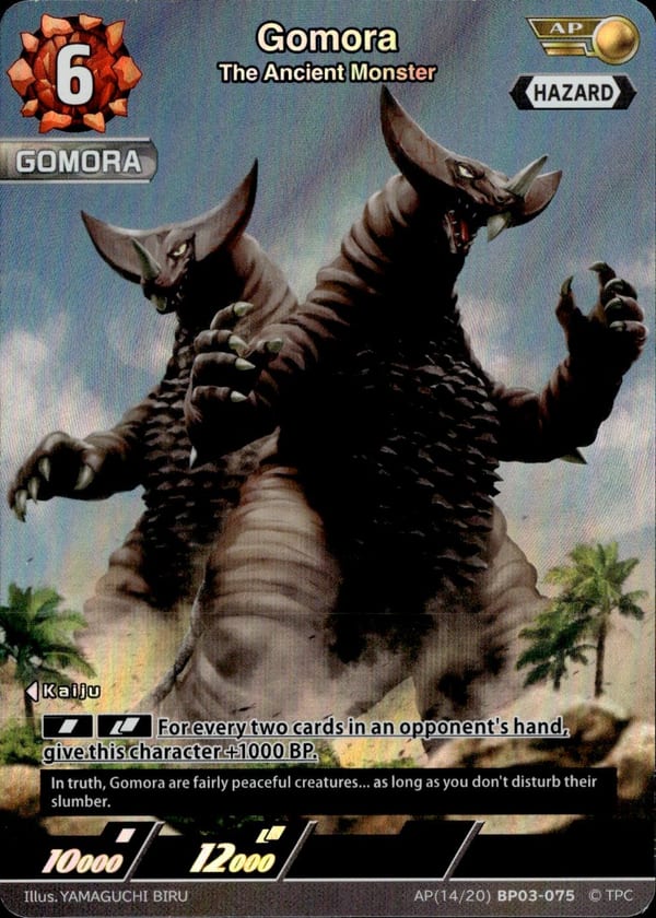 The Ancient Monster Gomora card