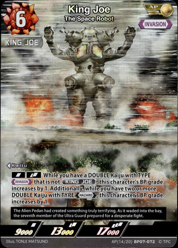 King Joe card