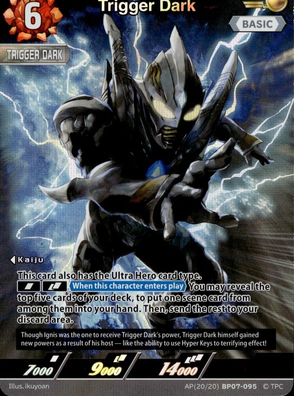 Trigger Dark card