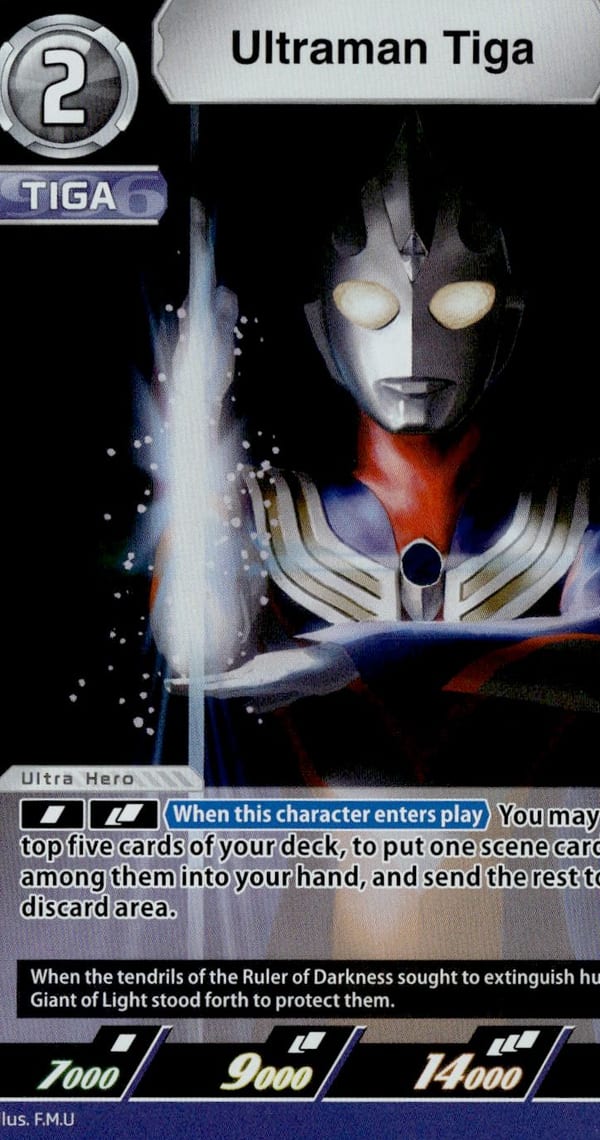 Ultraman Tiga card