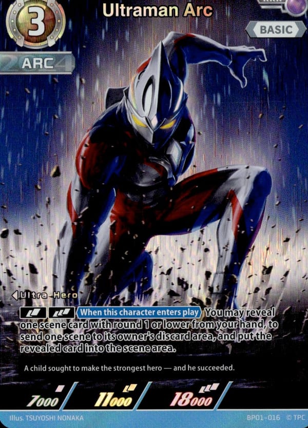Ultraman Arc card