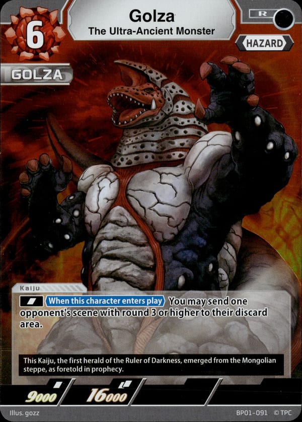 The Ultra-Ancient Monster Golza BP01-091