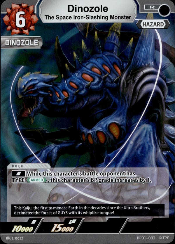 The Space Iron-Slashing Monster Dinozole BP01-093