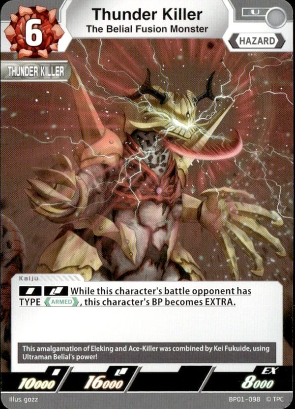 The Belial Fusion Monster Thunder Killer BP01-098