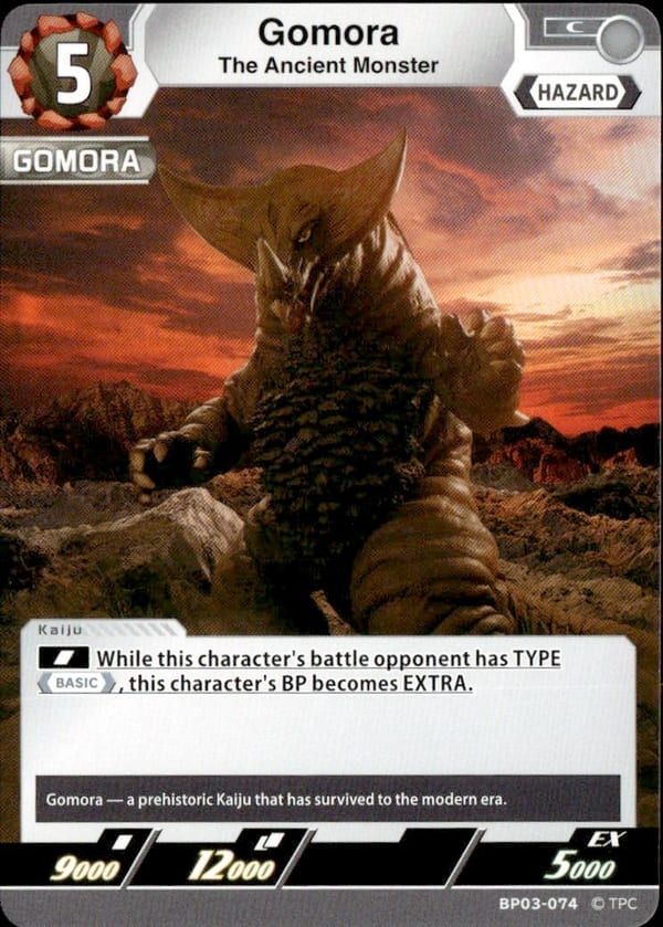 The Ancient Monster Gomora BP03-074