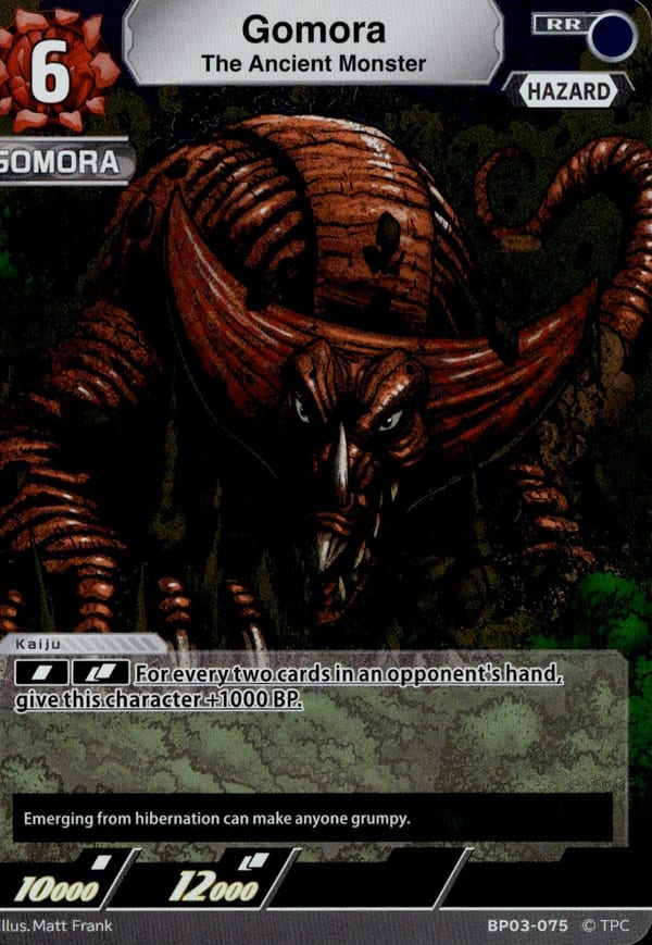 The Ancient Monster Gomora BP03-075