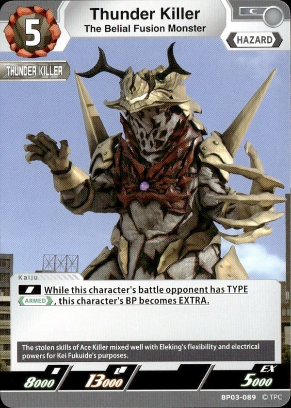 The Belial Fusion Monster Thunder Killer BP03-089
