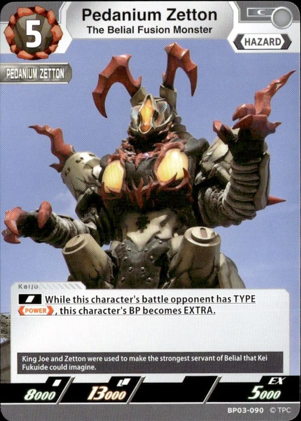 The Belial Fusion Monster Pedanium Zetton BP03-090