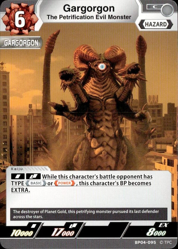 The Petrification Evil Monster Gargorgon BP04-095