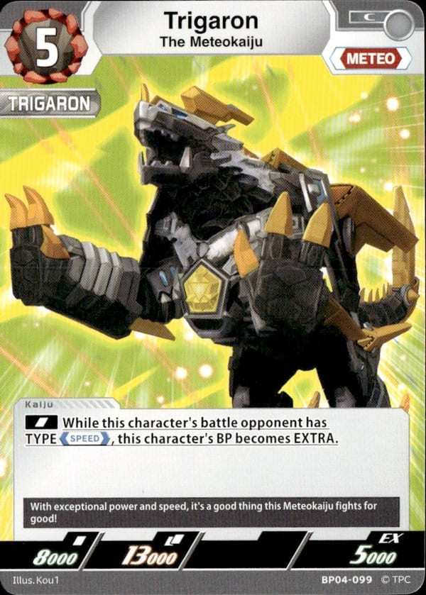 The Meteokaiju Trigaron BP04-099
