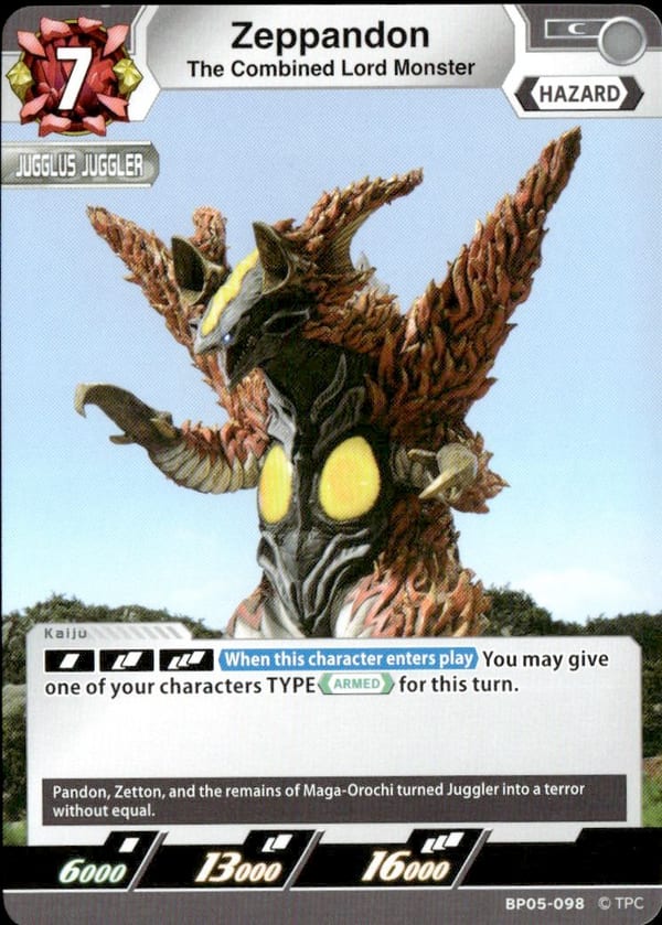The Combined Lord Monster Zeppandon BP05-098