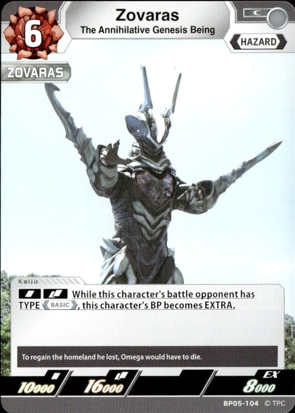 The Annihilative Genesis Being Zovaras BP05-104