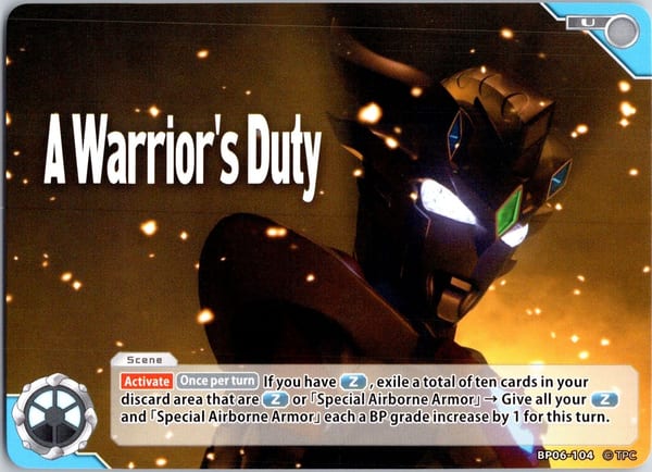 A Warrior's Duty BP06-104