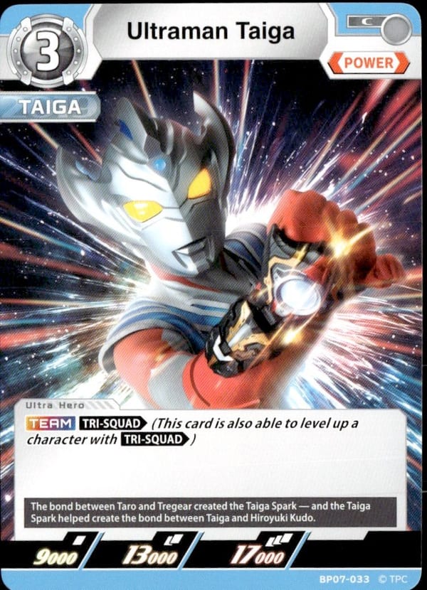 Ultraman Taiga card