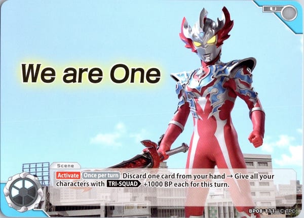 We are One card