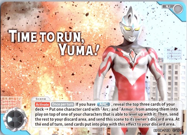 TIME TO RUN, YUMA! card
