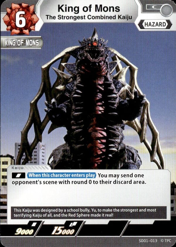 The Strongest Combined Kaiju King of Mons SD01-013
