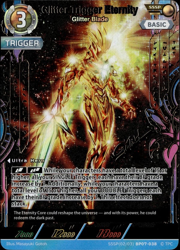 Glitter Trigger Eternity card